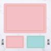 European leather western dining mat two-color square thermal insulation mat large waterproof table mat tea tray dining tray coaster light luxury