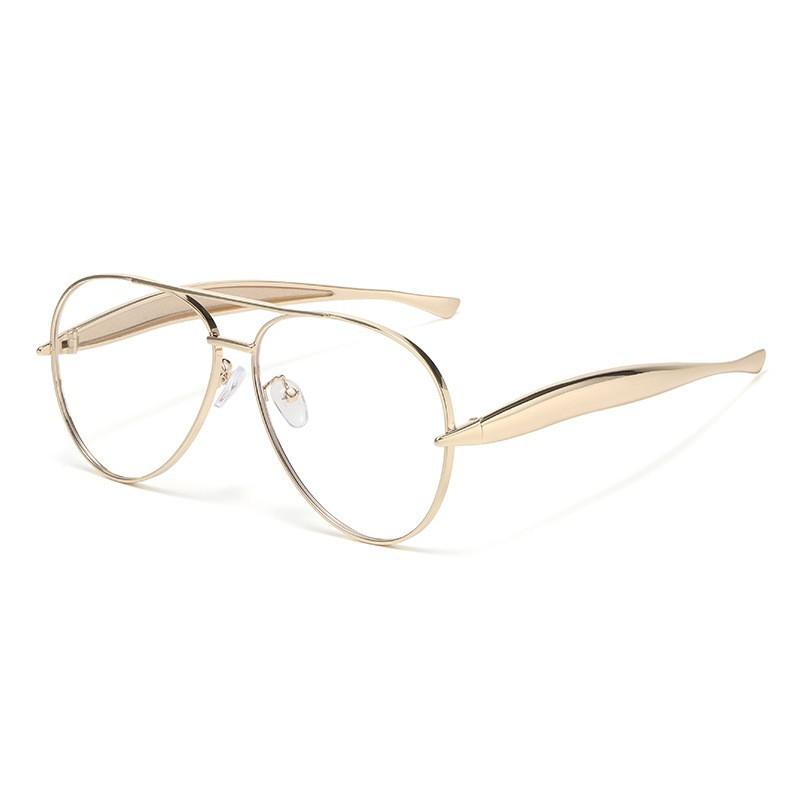 High-end Quality Metal Sunglasses - Fashionable, Retro Pilot-style Sunglasses - Uv-protective Sun Glasses - 7508