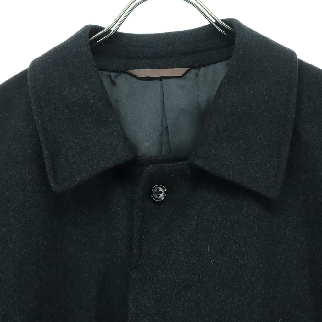 Pure Cashmere Long sleeve cashmere Stainless collar coat A6 Gray Men's Used