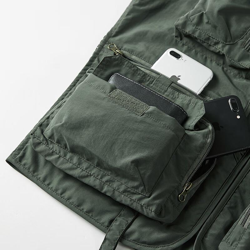 JEEP SPIRIT Men's Outdoor Multi-Pocket Vest