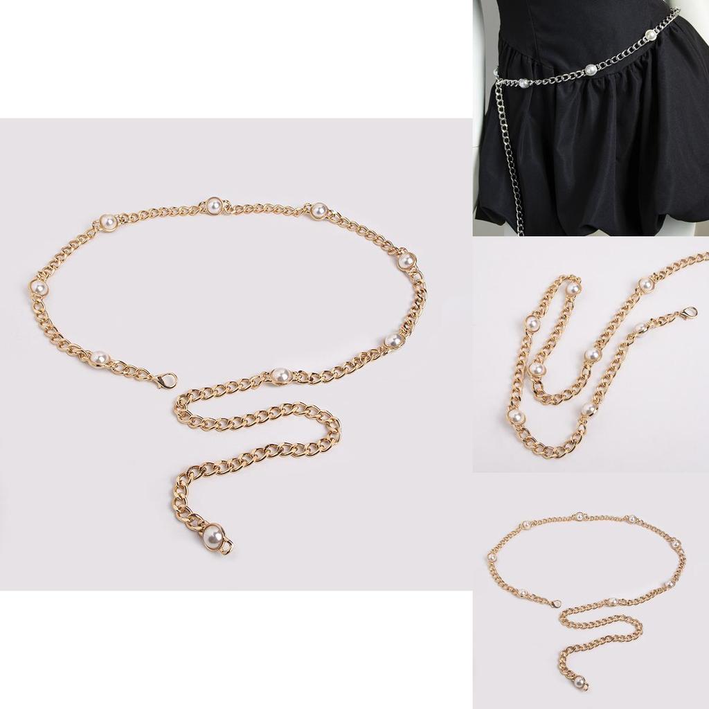 Elegant Pearl Waist Chain For Women With Lobster Clasp Perfect For Summer Fashion Accessory