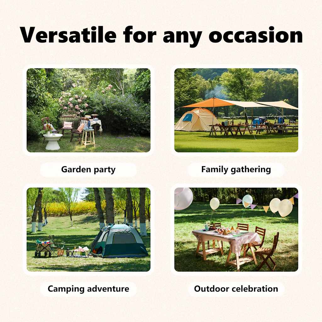 Foldable Party Tent with Side Walls