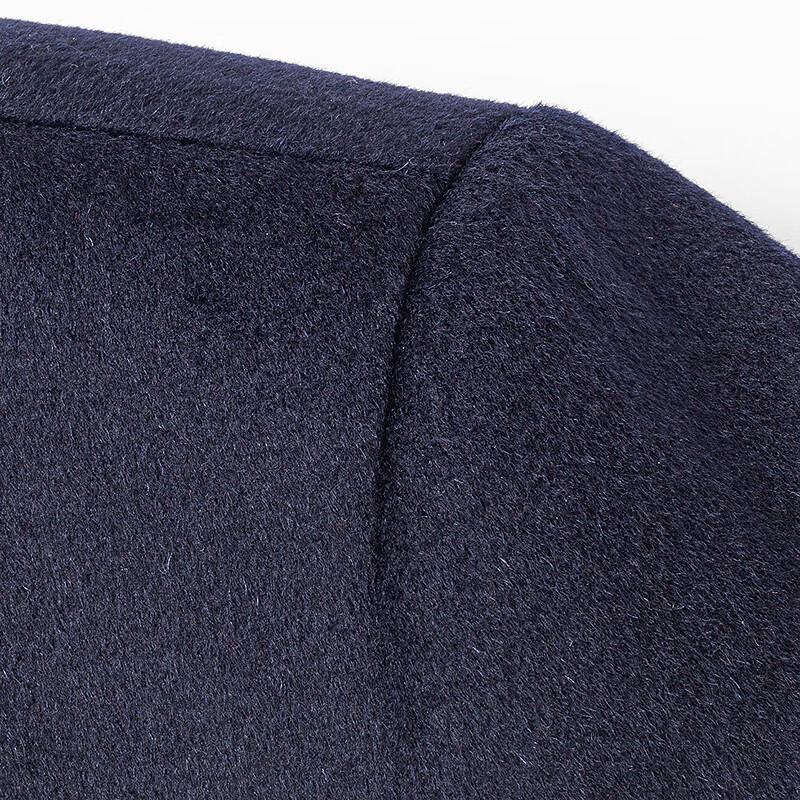 FAPAI Men's Premium Lightweight Warm Mid-length Wool Overcoat