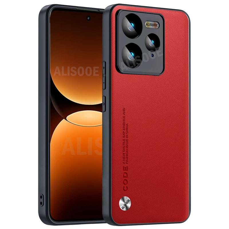 Shockproof Cover for Realme GT 7 Pro / GT 7 Case Luxury Fiber Texture PU-Leather Protection Phone Funda for Realme GT7 Pro Capa