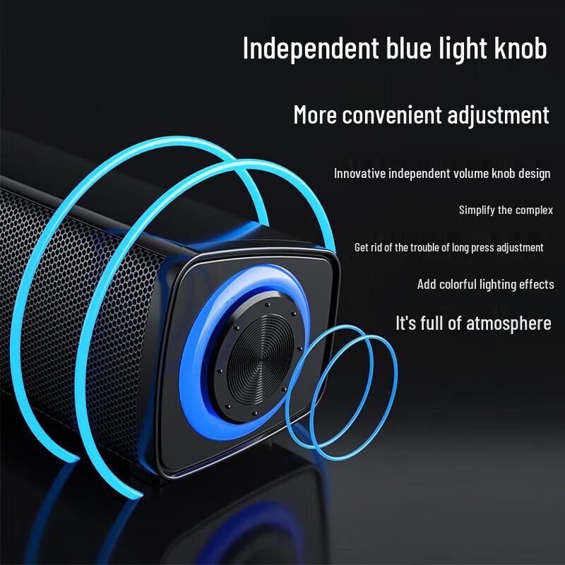 Newsmy BT60 Wired Desktop Computer Speaker CN plug (adapter included)