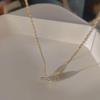 Butterfly Shell Pendant Necklace - Elegant, Non-fading, Versatile Design for Women