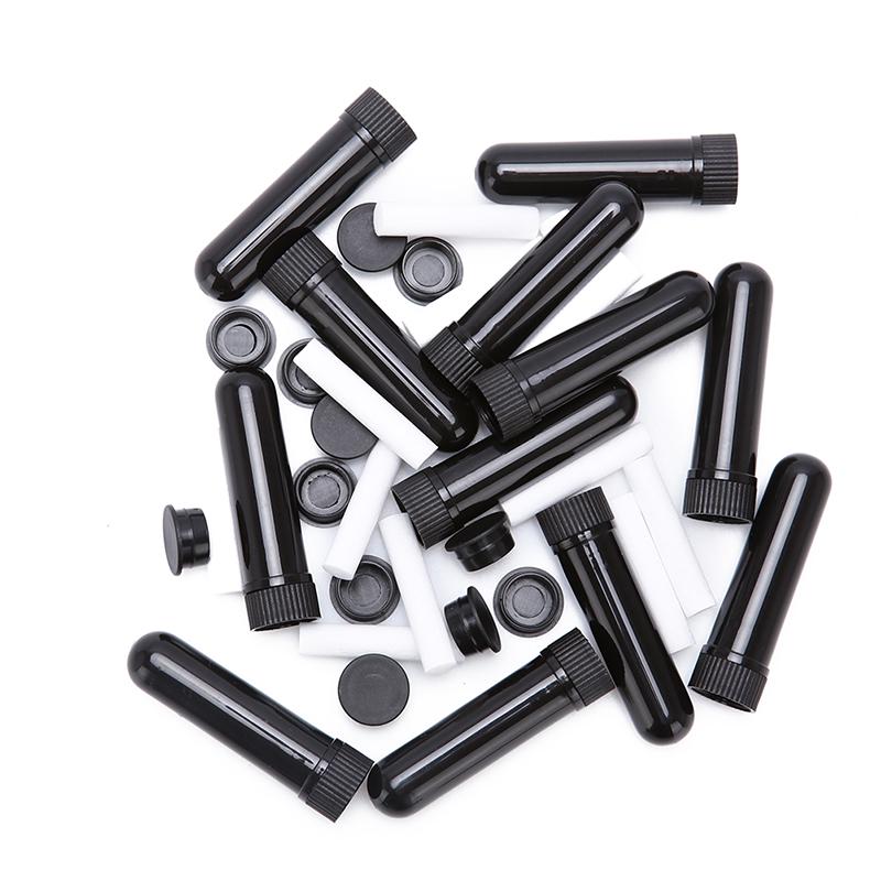 12Pcs Essential Oil Blank Nasal Inhaler Tubes Muti Color Blank Nasal Containers