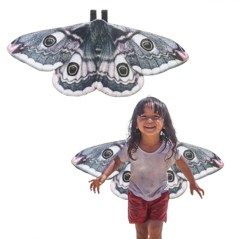 Halloween Moth Wing Party Supplies Adjustable Strap Design Dress Up Cape Shawl