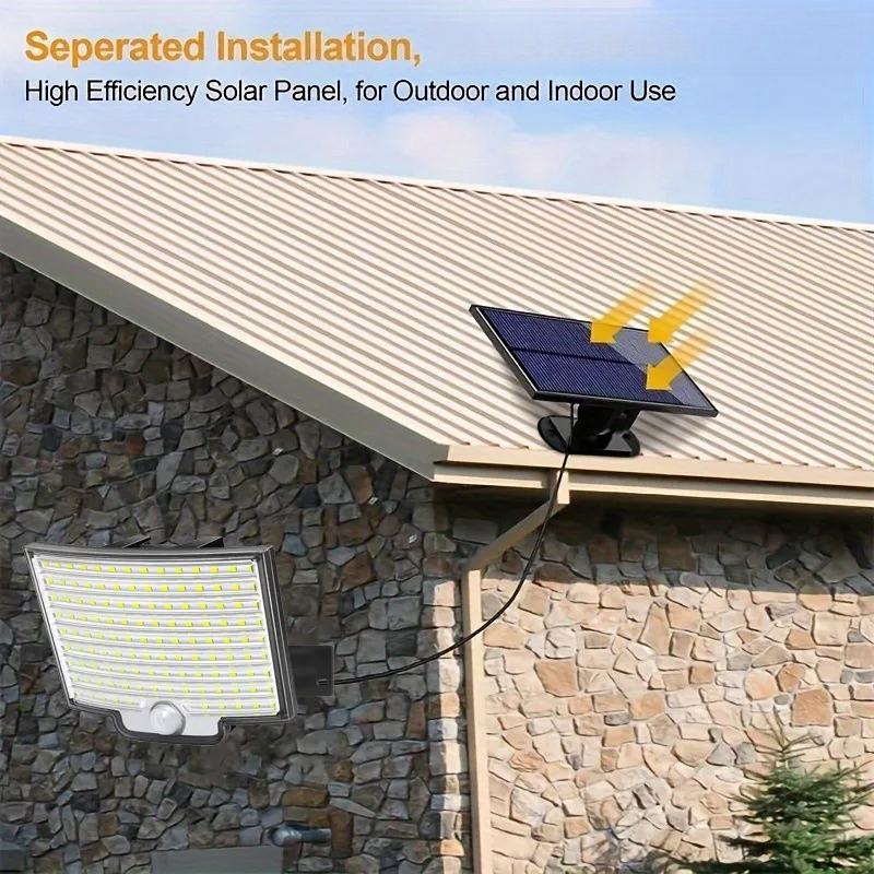 Outdoor Solar Lights Waterproof And Remote-Controlled Are Suitable For Split Solar Lights In Courtyards Gardens