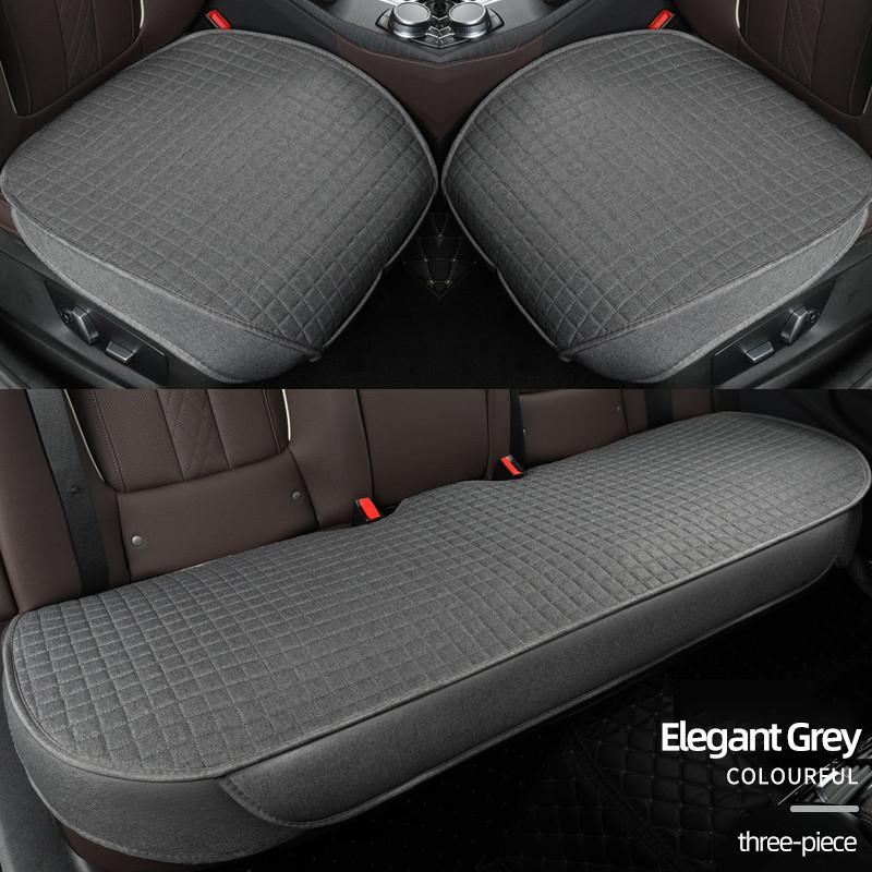 Car Seat Cushion for Front and Back Seat Soft Breathable Four Seasons Universal Car Seat Protector Pad Universal for Most