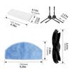 Sweeper HEPA Filter Vacuum Cleaner Roller Brush Side Brush Mopping Pads Replacement for G8000 G8000Pro Sweeping Robot