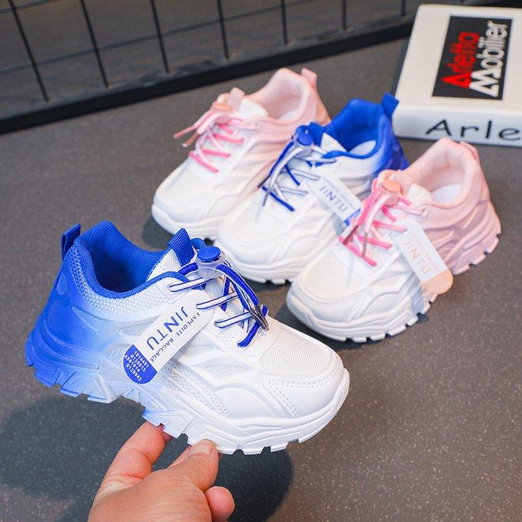 Girls Summer Breathable Mesh Sneakers Soft Sole Non Slip White Shoes For Students Running And Casual Wear Comfortable