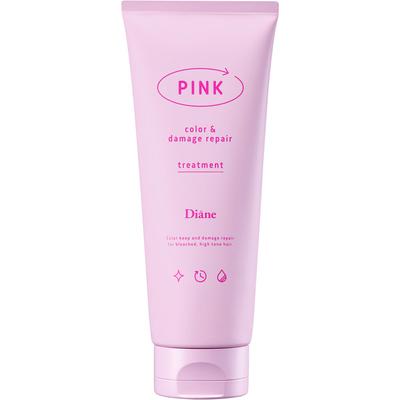 Nature Labo Diane Color Treatment Pink 150g Color Treatment for Black Hair Black Hair Coloring After Shampooing, Drain Water and Apply an Appropriate