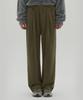 Sekeonmonollogeu Keyhole Wide Terry Elastic Waist Pants Green_Sept023Green