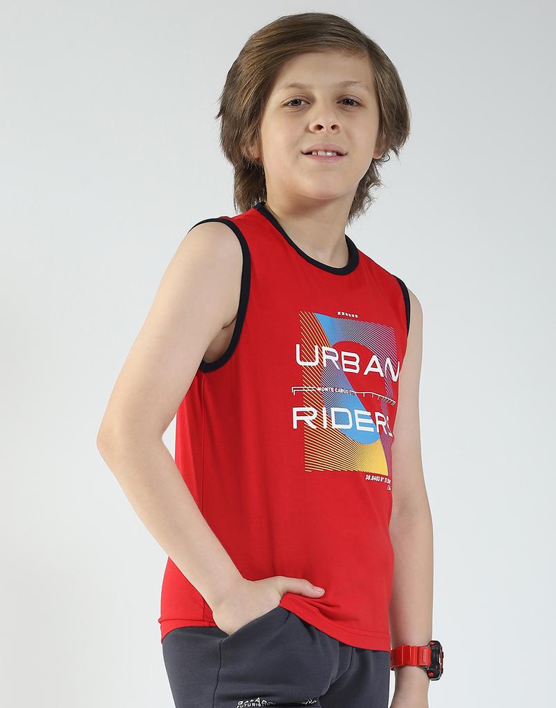 Boy's Regular Fit Printed T-Shirt | Half Sleeve | Round Neck | Casual Wear T Shirt for Boy's