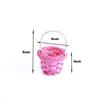 Mini Miniature Dollhouse Basket DIY Handmade Vine Weaving Basket  Children's Day