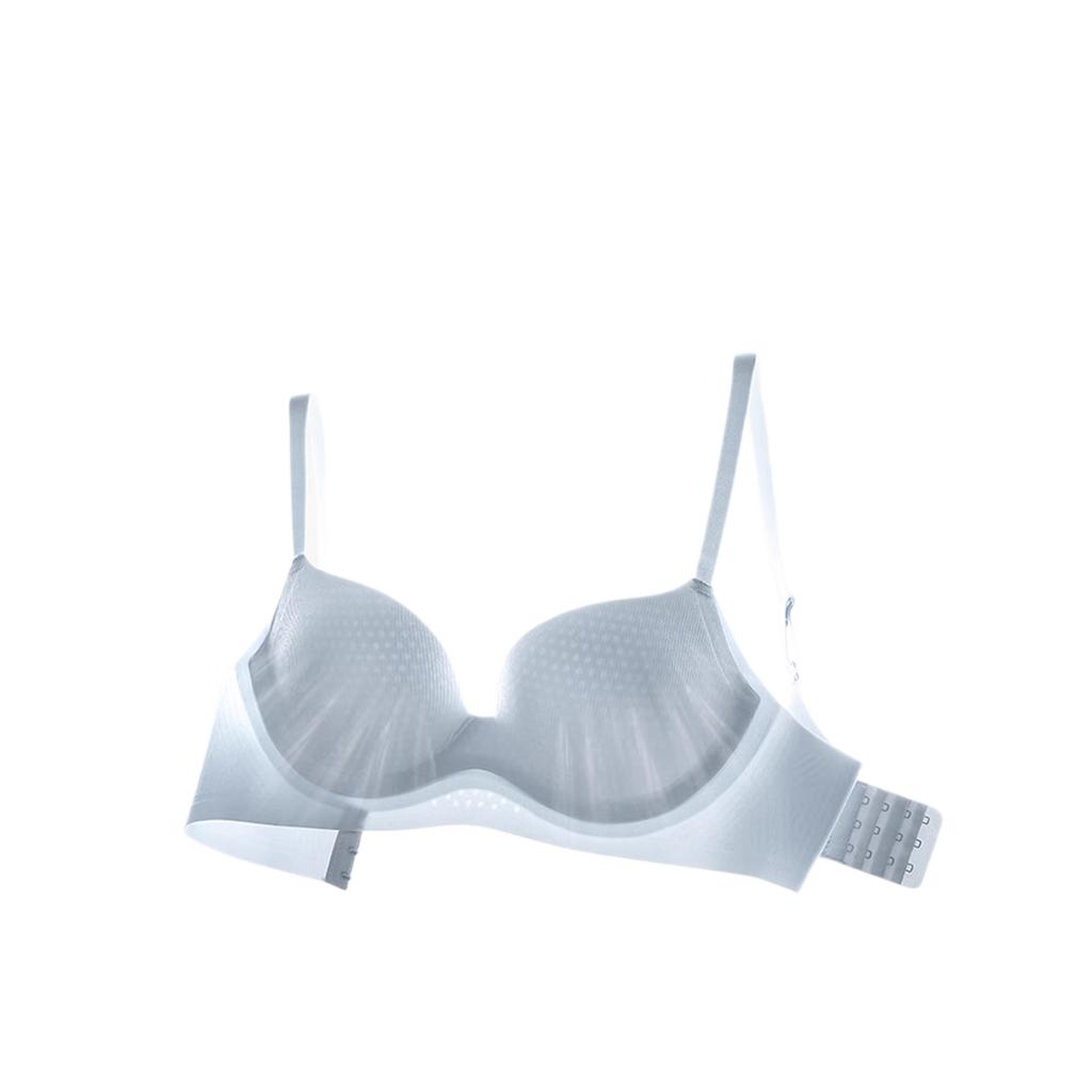 Traceless No Steel Ring Gathering Bra Upper Support Anti-sagging Punching Cup Breathable Comfortable Small Chest Showing Large Underwear