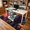 1pc Wolf Moon Themed Rug for Home Decor, Non-slip Office Carpet, Chair mat, Outdoor Mat, Christmas and Halloween gifts-0731031