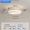 2025 Modern Silent Ceiling Fan with Integrated Light for Bedroom or Restaurant