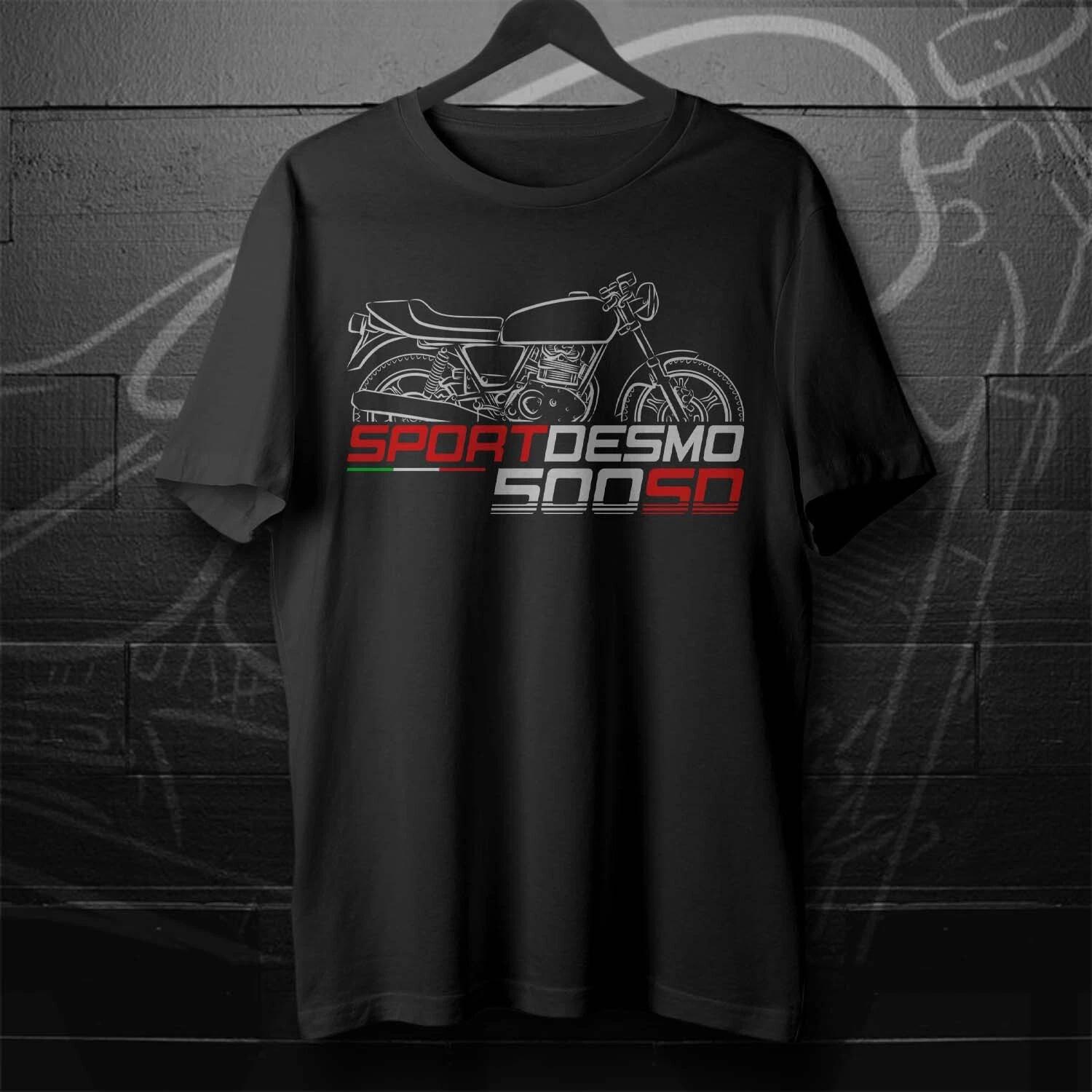 Black men s and women s T-shirt Ducati 500SD Sport Desmo 1977-1978 - Motorcycle XXXXL