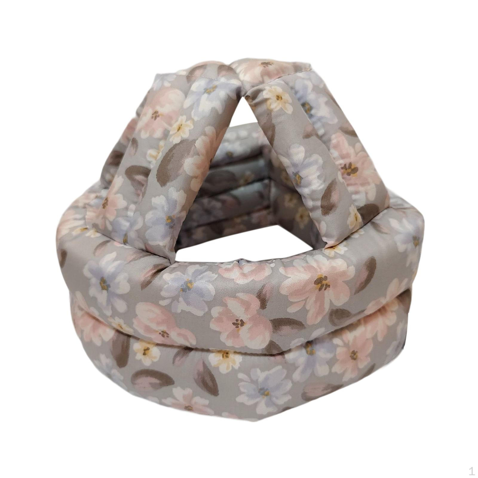 

Шляпа для защиты от падений Мягкая Защитная для пожилых людей для взрослых Покупки Коридор синий цветок Gray flowers