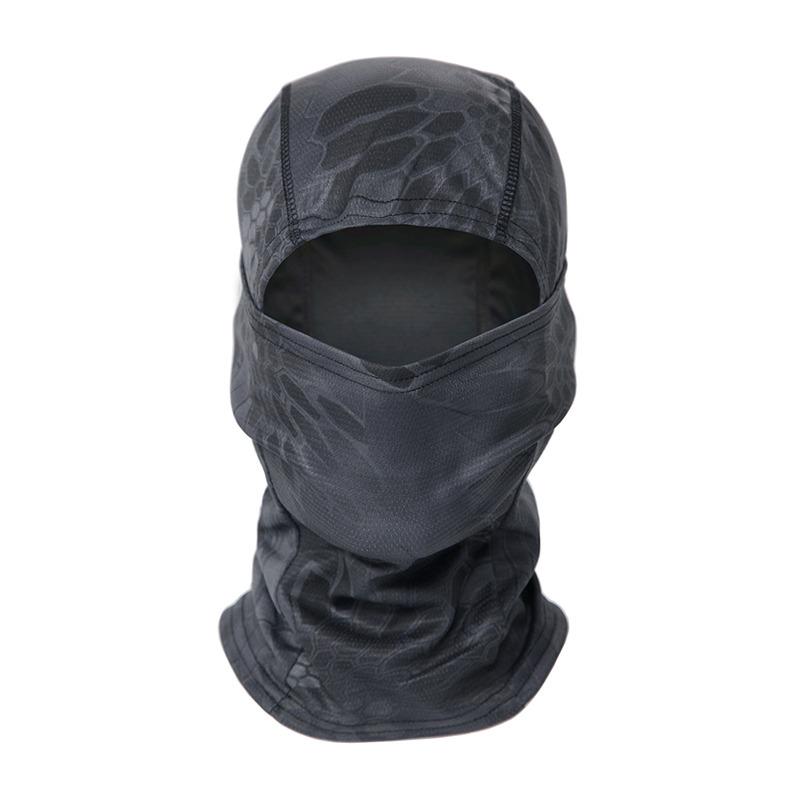 Camouflage Sturmhaube Vollgesichtsschal Outdoor Aktivität Ski Radfahren Vollgesichtsabdeckung Winter Hals Kopfwärmer Taktischer Schal Mütze Helm-Innenmütze