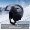 Ski Helmet with Removable Ear Pads Long-Lasting for Skiing, Snowboarding