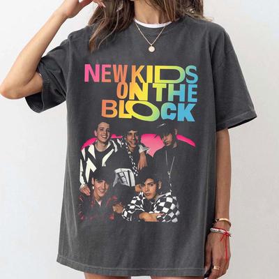 New Kids On the Block Members Charcoal Gift For Fan T Shirt Full Size S-5XL Unisex T-Shirt