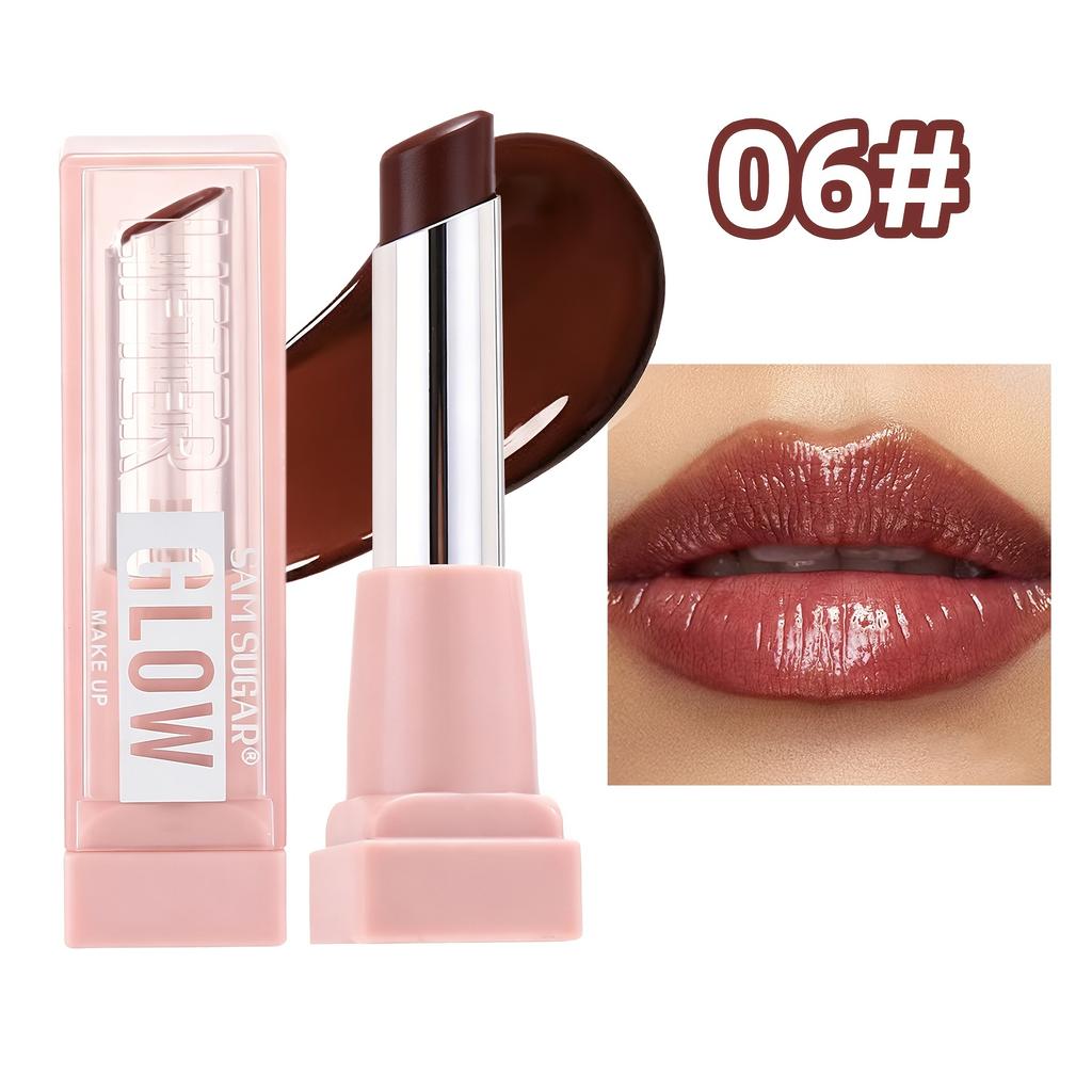 Moisturizing Lipstick, Long Lasting High Gloss, High Formula, Suitable for All Skin Types
