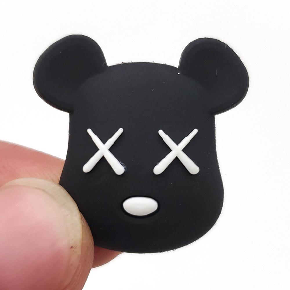 Black & White Halloween Punk Metal Rock Croc Shoe Charms