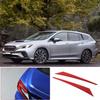 Red Carbon Fiber Rear Taillight Eyebrow Panel Trim Cover For Subaru WRX 22-24