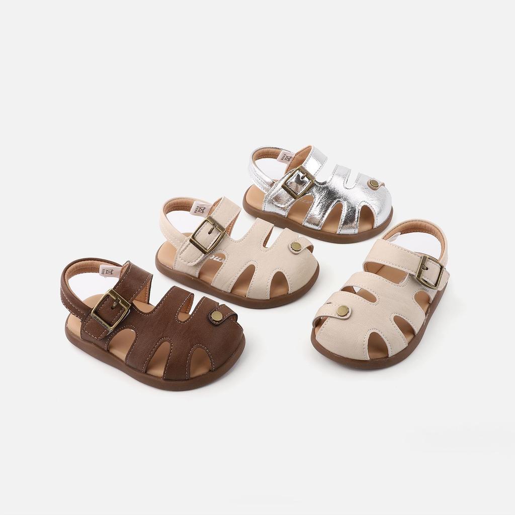 Infant Soft Sole Princess Shoes - Stylish, Closed Toe Sandals for First Steps (1 Year Old)