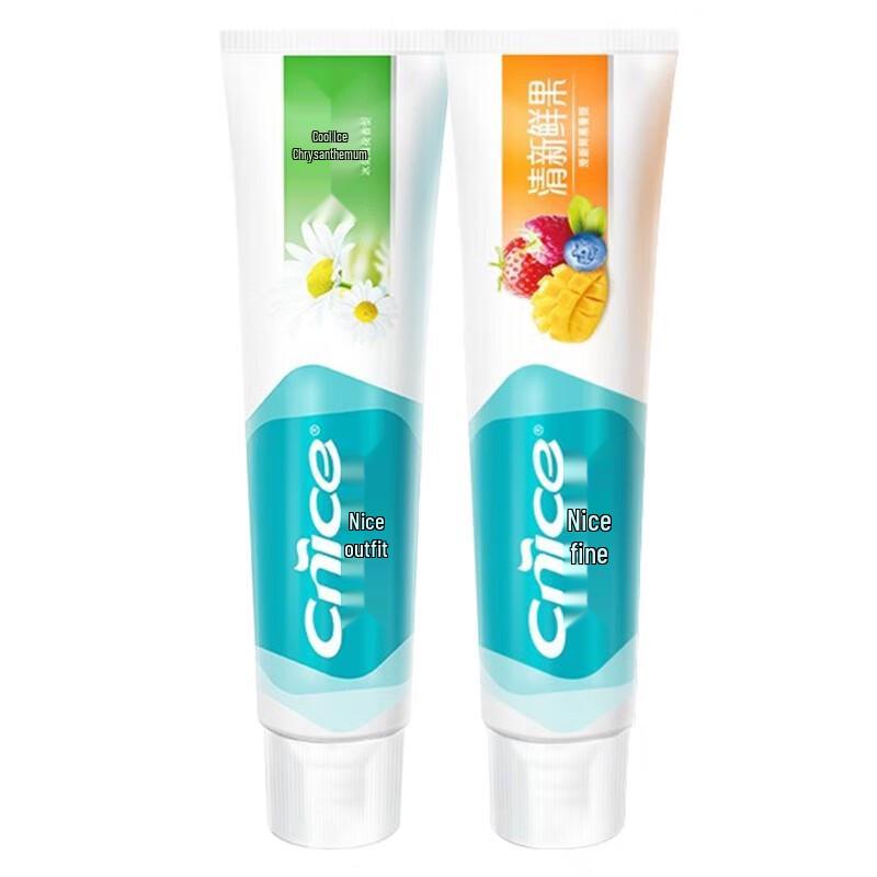 

Nice Multi-Effect Fresh Fruit & Ice Chrysanthemum Toothpaste Duo