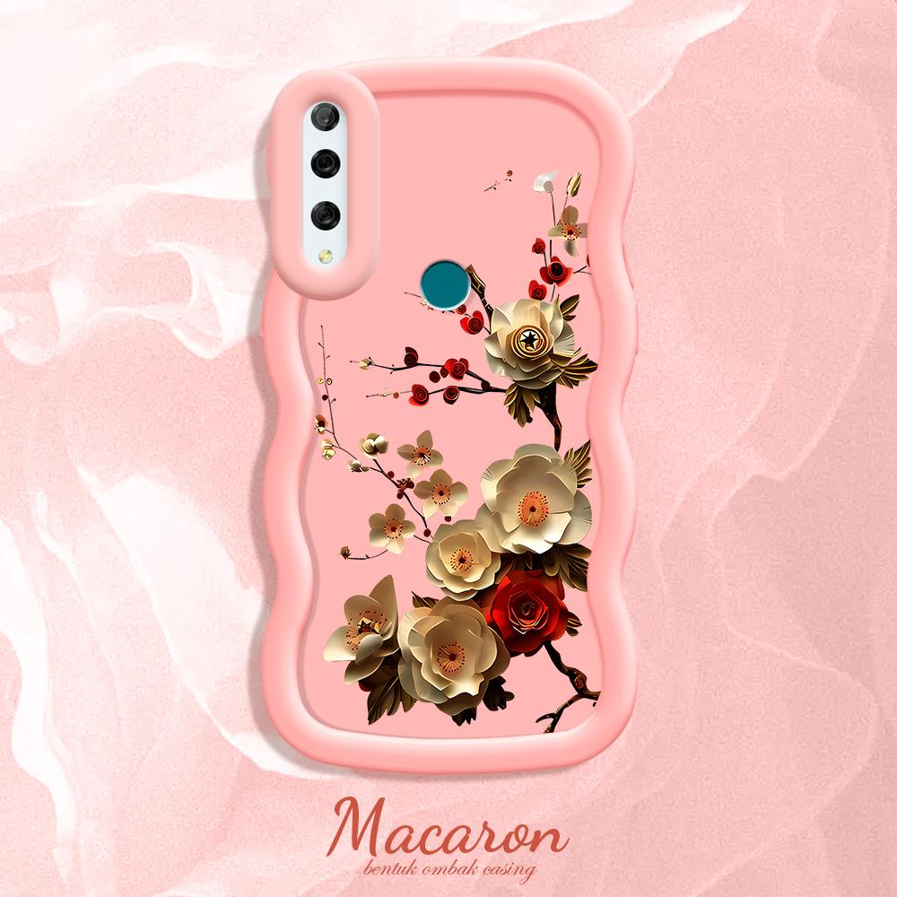 Painted Pattern Big Wave Edge Soft Silicone Material Macaron Phone Case Shockproof Protective Rubber Casing for iPhone Huawei Honor Infinix Tecno