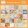 30 sheets per pack sticker book cute creature collection animal and character theme journaling DIY scene decoration collage