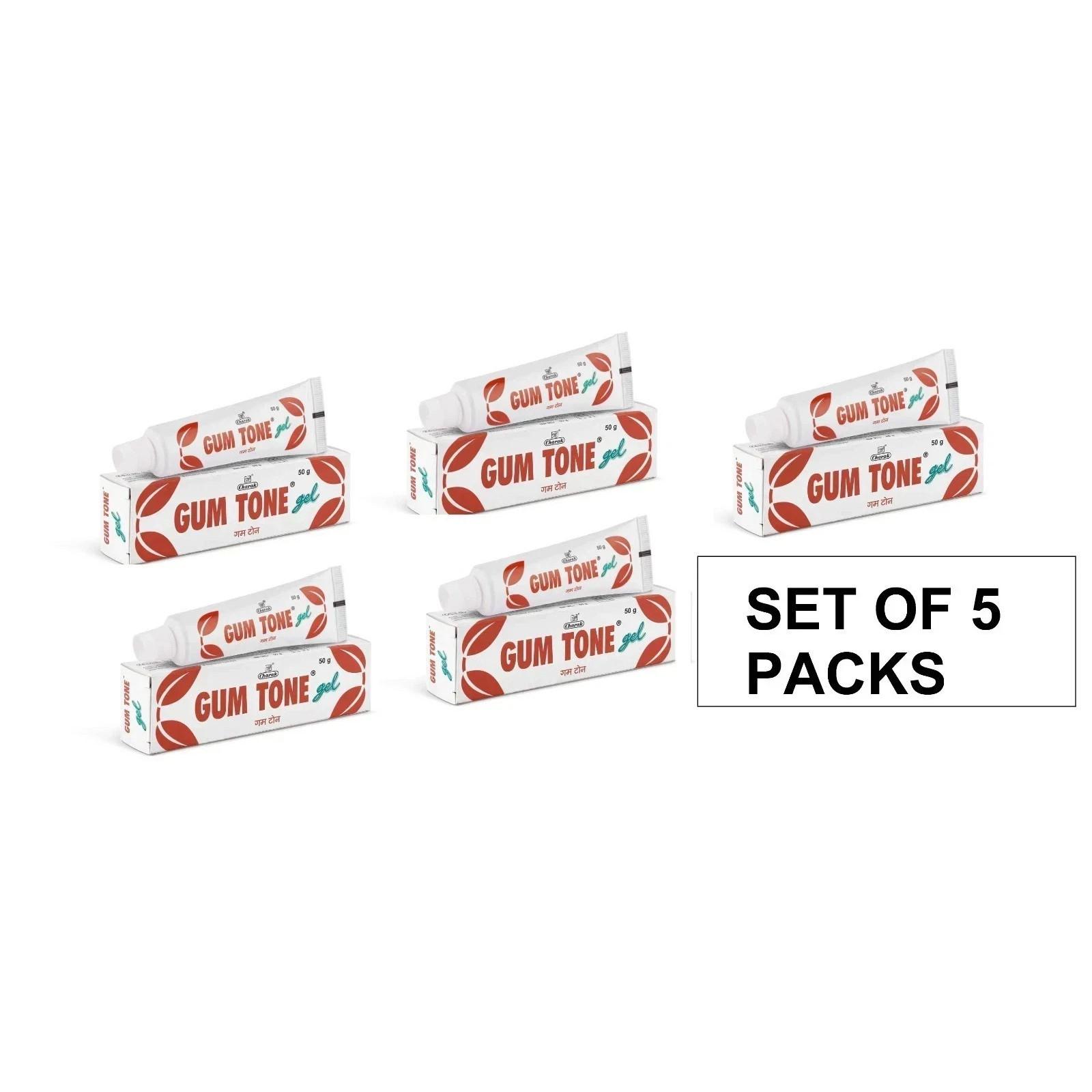 5 x Charak Gum Tone Gel