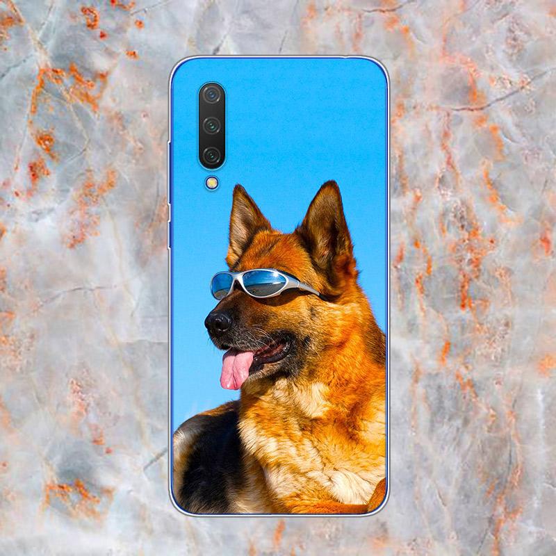 German Shepherds Dogs Soft TPU Silicone Cover For Xiaomi Mi Note 11 10T 10 9 9T SE 8 Lite Pro Ultra 5G Phone Case