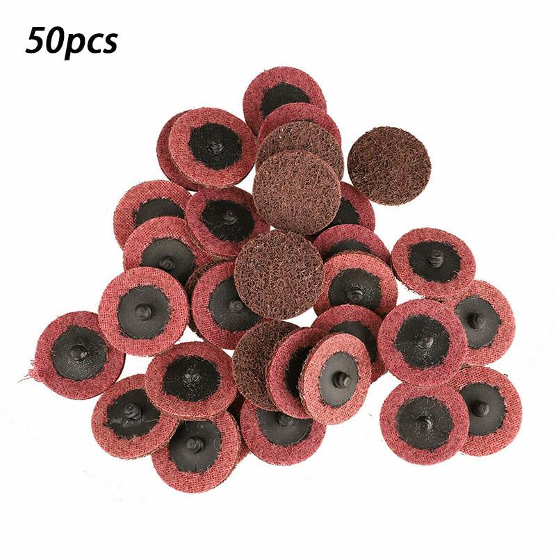 

1050 шт. 2 диска средней зернистости для очистки и кондиционирования поверхности с креплением Roll Lock 50pc красный
