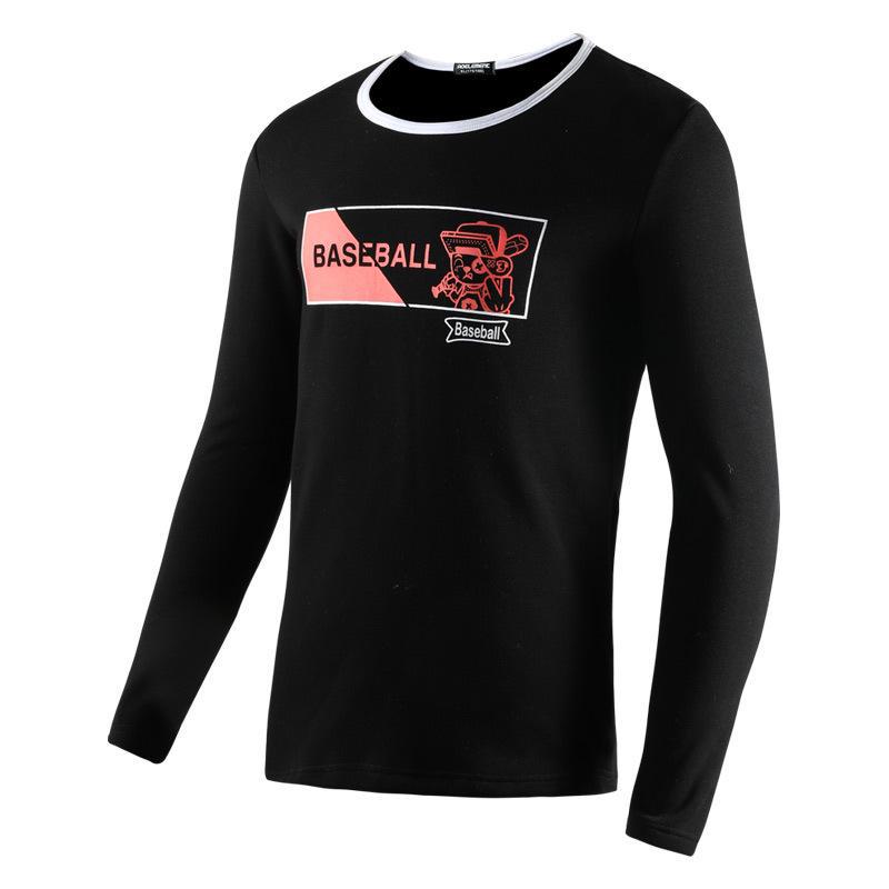 Men's Thickened Fleece Thermal Underwear Top - Slim Fit for Autumn & Winter Cold Protection