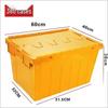 Heavy-Duty Lidded Plastic Storage & Transport Box