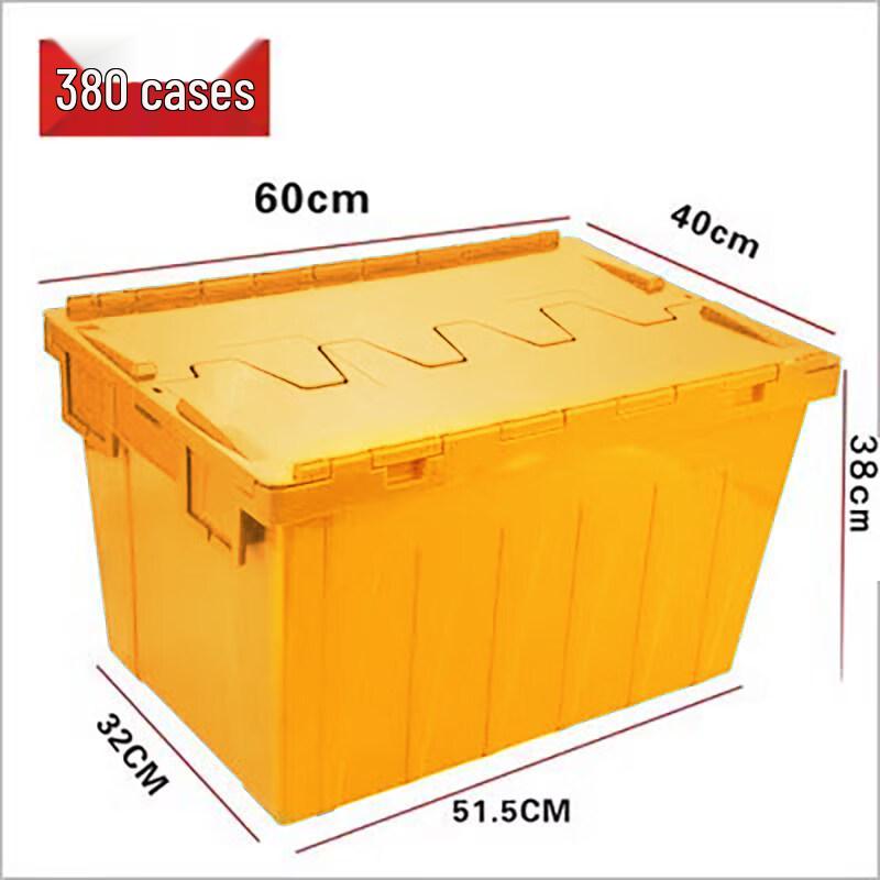 Heavy-Duty Lidded Plastic Storage & Transport Box