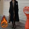 Women's Mid-Length Woolen Coat: Spring/Summer, Korean Style, Loose Fit, Versatile, Petite, Cotton-Enhanced