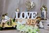 Wooden Hanging Heart Pendant 8cm