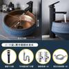 Light Luxury Nordic Bathroom Basin Metal Glaze Ceramic Blue Bathroom Furniture Household Wash Basin Outdoor Balcony Washbasin