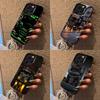 Capa de Celular S-SCANIA Trucks SA-AB Para iPhone 17,16,15,14,13,12,X,8,Pro,Max,Plus,E,SE4,Air,Mini IMD Preto Fosco