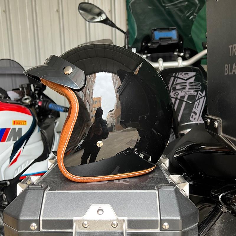 

Винтажный мотоциклетный шлем 3/4 полушлем сертифицированный мотоциклетный шлем для мужчин и женщин M