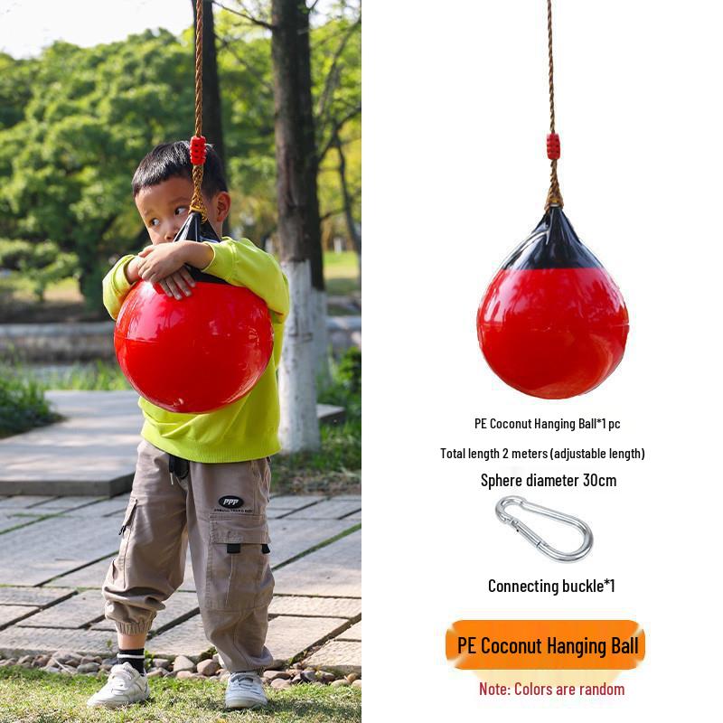 Outdoor Kids' Rope Ladder Swing for Sensory Integration and Climbing Activities