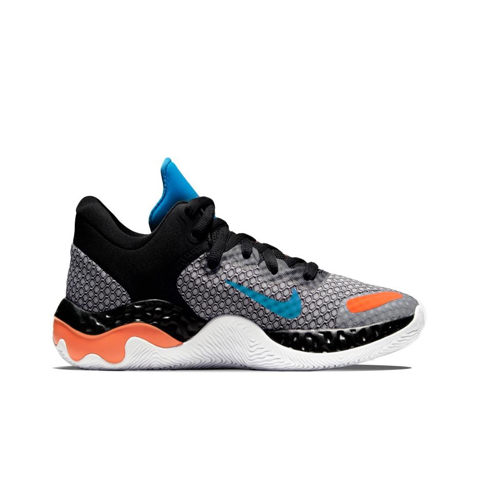 Nike Renew Elevate 2 Schwarz Total Orange Unisex Sneaker Weiß Hell-Foto-Blau CW3406-003