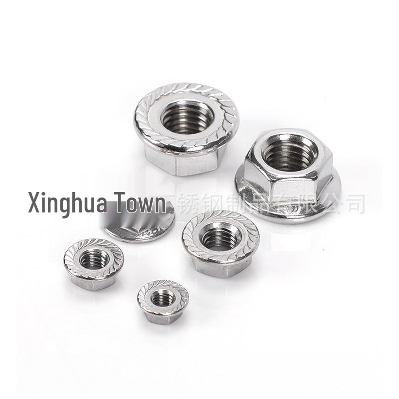 Anti-Slip Hexagonal Flange Nut Cap with Complete Specifications
