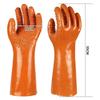 Thickened Frosted Non-slip Waterproof Oil-resistant Terry Cloth Acid & Alkali Resistant PVC Industrial Gloves